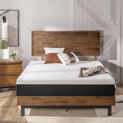 Zinus 25cm iCoil® Hybrid Latex 2.0 “Cool” Series Smooth Top Mattress (10”)-Mattress-Zinus Singapore