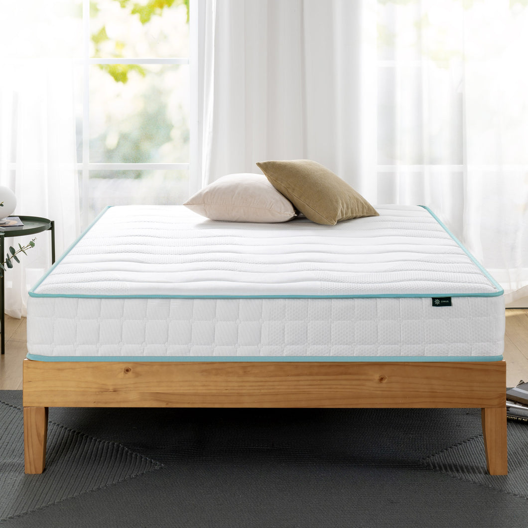 Zinus 20cm Cool Gel Memory Foam Bonnell Spring (8”) Tight Top Mattress