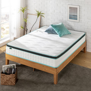 Zinus 25cm Cool Gel Memory Foam Bonnell Spring 10 Euro Top