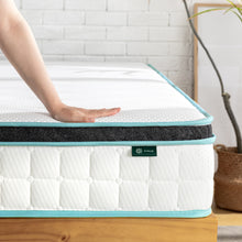 Load image into Gallery viewer, Zinus 25cm Cool Gel Memory Foam Bonnell Spring (10”) Euro Top Mattress
