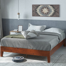 Load image into Gallery viewer, Zinus 12&quot; Deluxe Wood Platform Bed Cherry (Base)-foundation-Zinus Singapore

