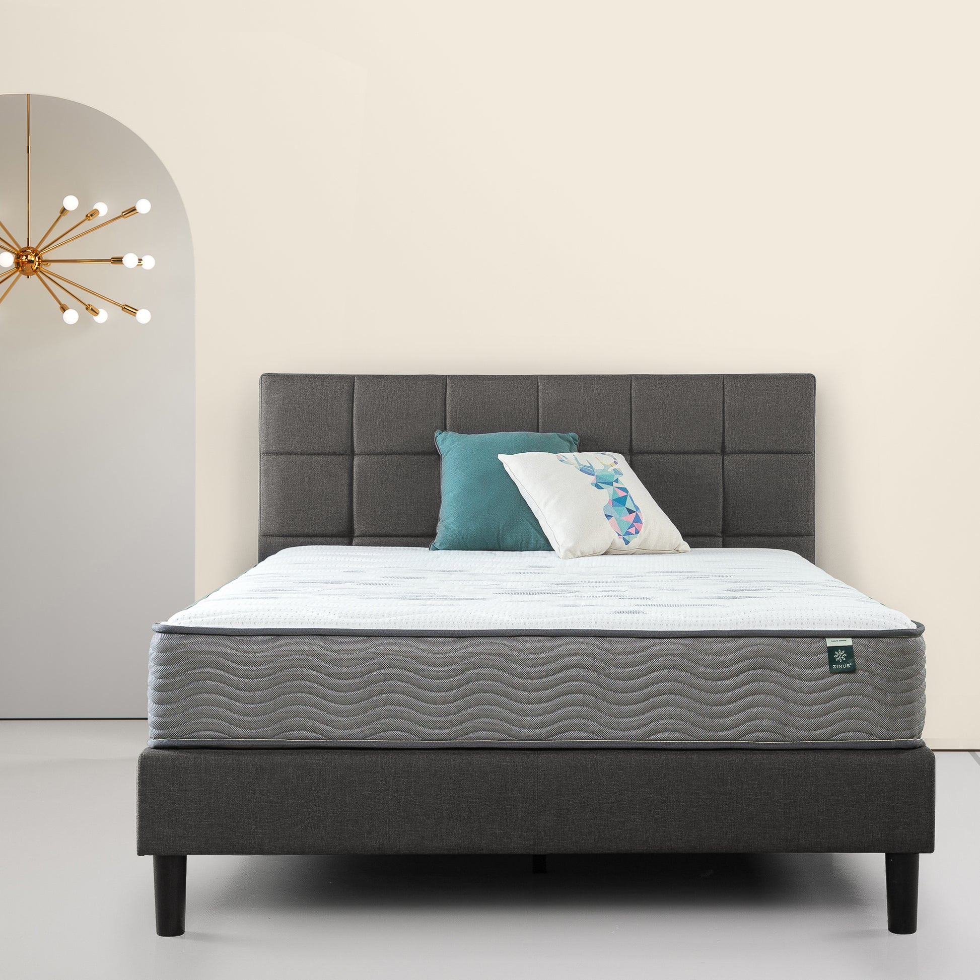 Zinus 25cm Tight Top iCoil Mattress 10