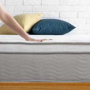 Zinus 30cm Euro Top Latex Hybrid ‘Cool’ Spring Mattress with Encasement (12”)