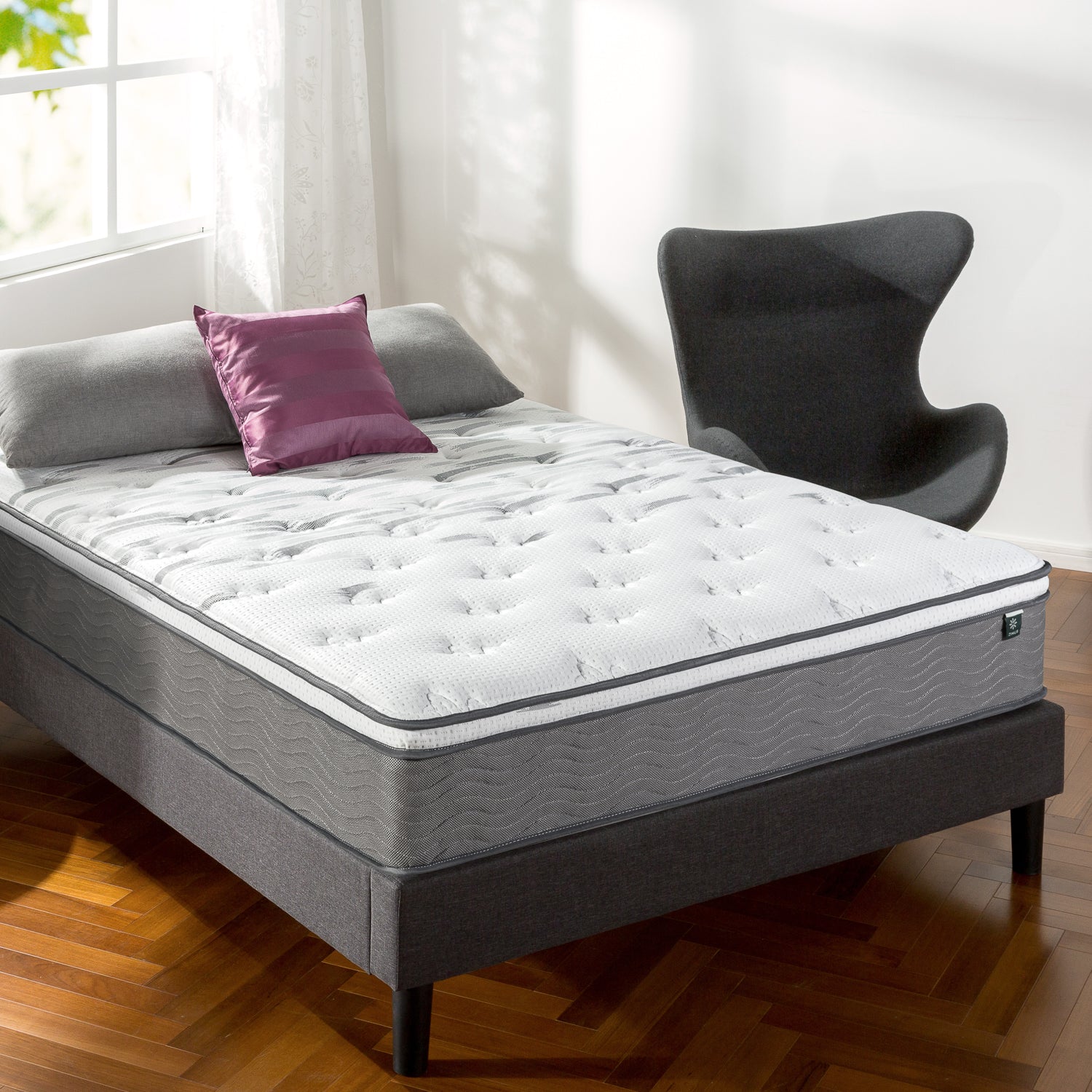 Zinus 30cm Euro Top iCoil® Mattress (12")-Mattresses-Zinus Singapore