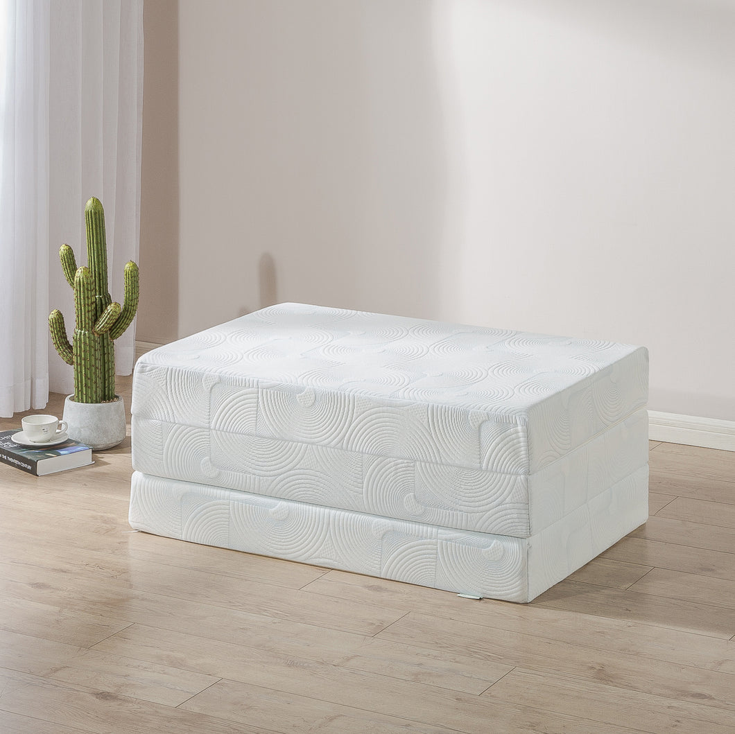 Zinus 5” Tri-Fold Cooling Gel Mattress-Foldable Mattress-Zinus Singapore