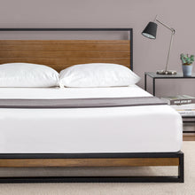 Load image into Gallery viewer, Zinus Suzanne Metal and Wood Platform Bedframe (7”)-Bedframes-Zinus Singapore
