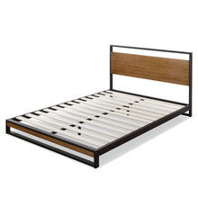 Load image into Gallery viewer, Zinus Suzanne Metal and Wood Platform Bedframe (7”)-Bedframes-Zinus Singapore
