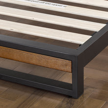 Load image into Gallery viewer, Zinus Suzanne Metal and Wood Platform Bedframe (7”)-Bedframes-Zinus Singapore
