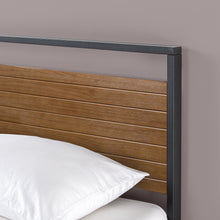 Load image into Gallery viewer, Zinus Suzanne Metal and Wood Platform Bedframe (7”)-Bedframes-Zinus Singapore
