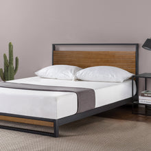 Load image into Gallery viewer, Zinus Suzanne Metal and Wood Platform Bedframe (7”)-Bedframes-Zinus Singapore
