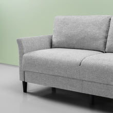 Load image into Gallery viewer, Zinus Jackie Classic Upholstered Sofa (Soft Grey Weave) (3 Seaters)-sofa-Zinus Singapore
