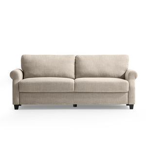 Zinus Josh Traditional Upholstered Sofa (Beige) (3 Seaters)-sofa-Zinus Singapore