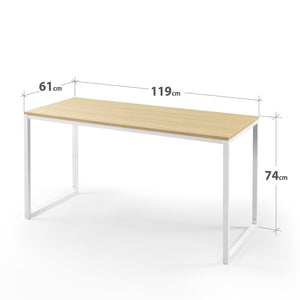 Zinus Modern Studio Collection 47 Inch Soho Table White-Table-Zinus Singapore