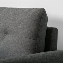 Load image into Gallery viewer, Zinus Ricardo Upholstered Love Seat (Dark Grey) (2 Seaters)-sofa-Zinus Singapore
