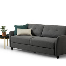 Load image into Gallery viewer, Zinus Ricardo Upholstered Sofa (Dark Grey) (3 Seaters)-sofa-Zinus Singapore
