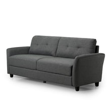 Load image into Gallery viewer, Zinus Ricardo Upholstered Sofa (Dark Grey) (3 Seaters)-sofa-Zinus Singapore
