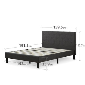 Zinus Shalini Upholstered Platform Bed Frame-Bedframes-Zinus Singapore