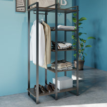 Load image into Gallery viewer, (Discon) Zinus Brock Etagere Bookcase with Hanging Storage
