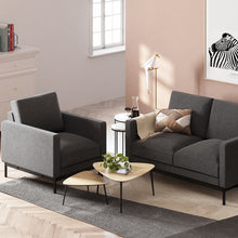Load image into Gallery viewer, Zinus Logan 2 Seater Dark Grey
