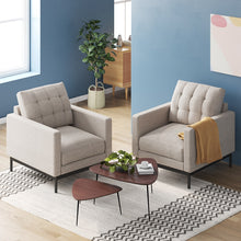 Load image into Gallery viewer, Zinus Thompson Arm Chair Beige
